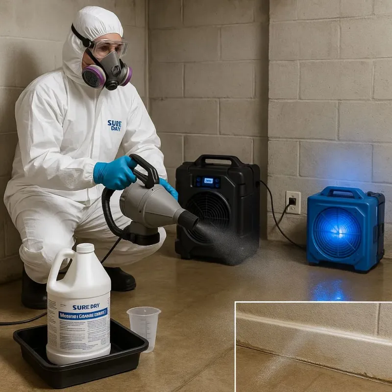 Sanitization and Odor Removal process in Oak Hills, PA
